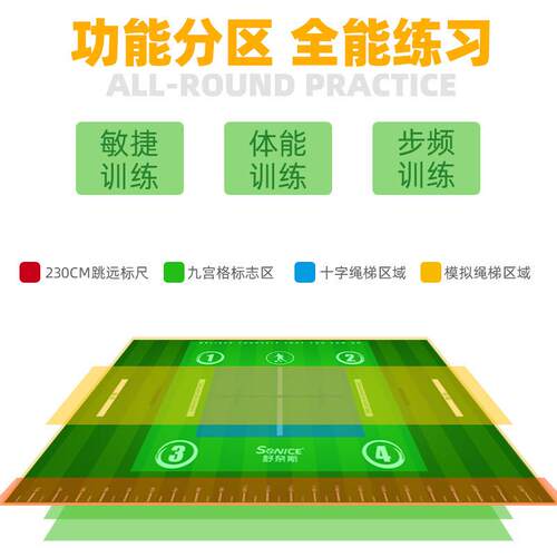足球训毯内隔音降室噪家用儿PawBP3fT练童足球垫地训练垫足球训练