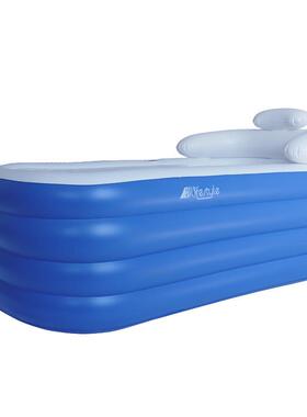 E3C充浴缸气用泡K澡家桶成人折叠浴缸大F76HJ9MT人全身洗澡桶