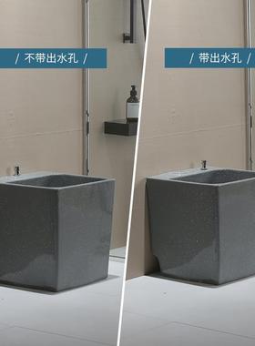 拖把池用阳台色2025彩新款tb-69315墩布盆洗落地式洗外脚池陶瓷家
