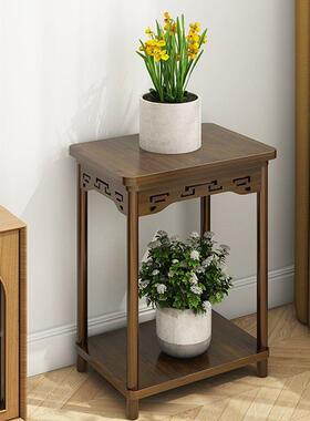 花架置juan6359物架阳台实木多层落地家客厅中式花花台用多肉绿萝