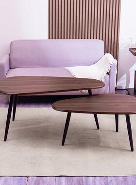 WWL现简家茶几餐桌两用矮小桌子小户型沙发圆桌不约代规则小茶用