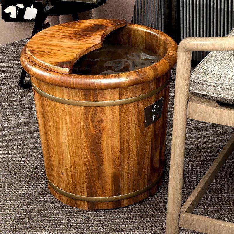 泡脚桶木过腿家用小实木足浴木质洗826脚盆木桶桶盆养生洗脚木桶