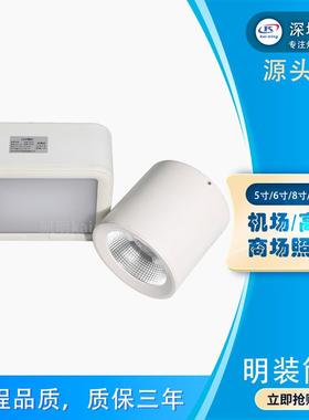 博物馆照leAYN明装筒灯展览馆3明高0w40w50w60w筒灯显色d指数90