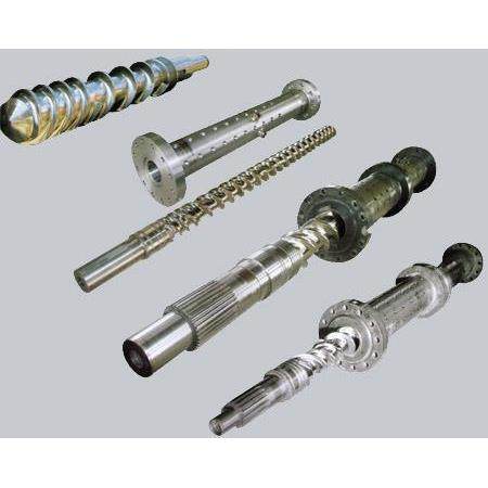 橡胶螺杆挤出机螺杆机筒 合金 镀铬 挤出均匀 高质量