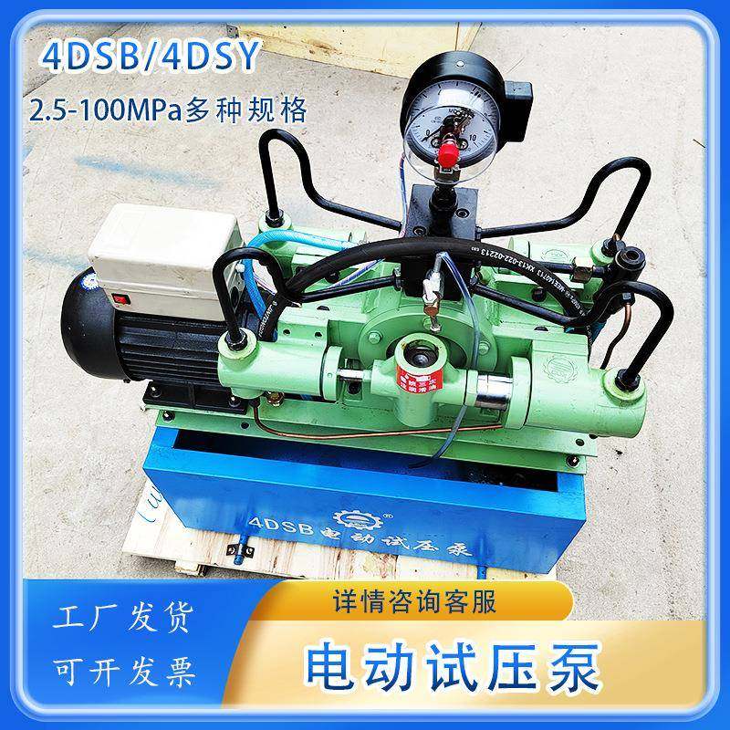 4DSY-10压力自控电动试压泵压力容器管道阀门锅炉管道压力试验