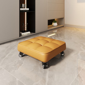 滑轮矮凳可移动万向轮小凳子家用美缝擦地拆快递带轮多功能方板凳