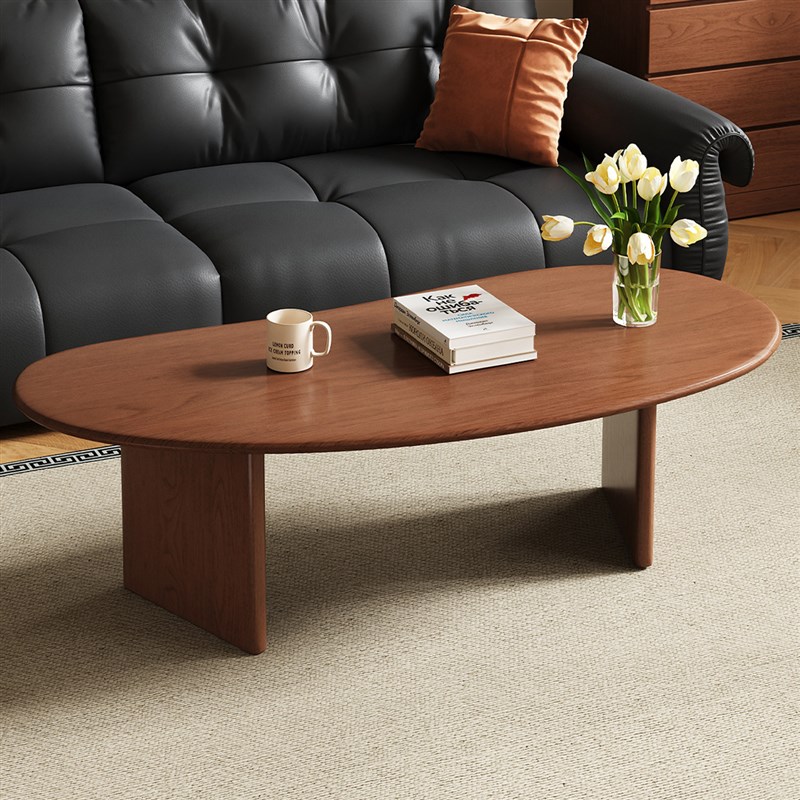 中古实木小茶几客厅家用喝茶桌现代简约小户型高级感阳台创意茶台