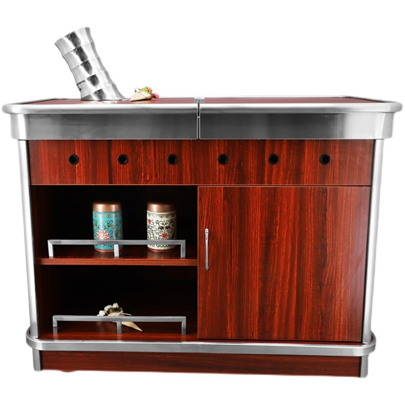 左舟酒店煮餐车卡式炉餐车移动鲍鱼车煎牛排车拉合式堂灼车