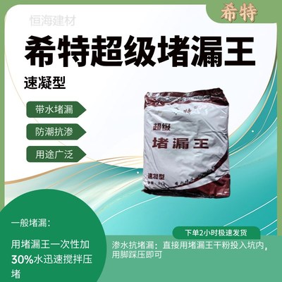 希特高效堵漏王地面修补速干防水卫生间缝隙水不漏快干堵漏剂