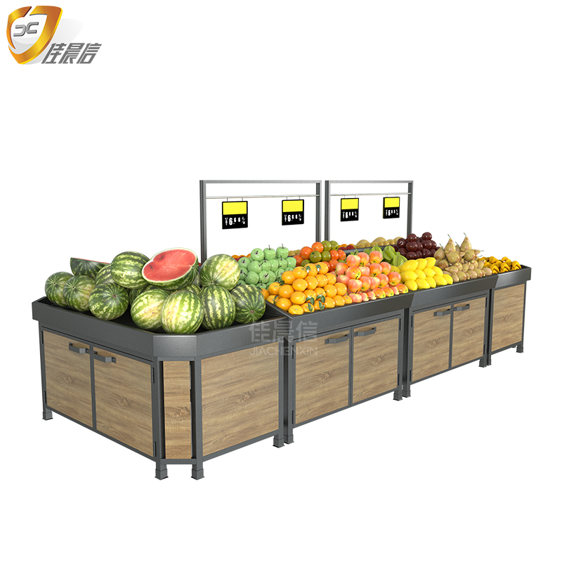 佳晨信水果货架展示架胖蔬菜超市生鲜店东来中岛永辉卖水果百果园