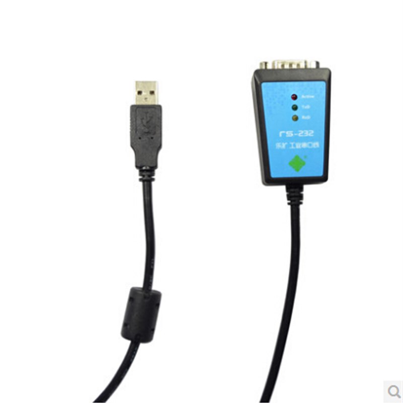 乐扩 USB转串口线 DB9针COM口 FTDI芯片 工业级USB转RS232
