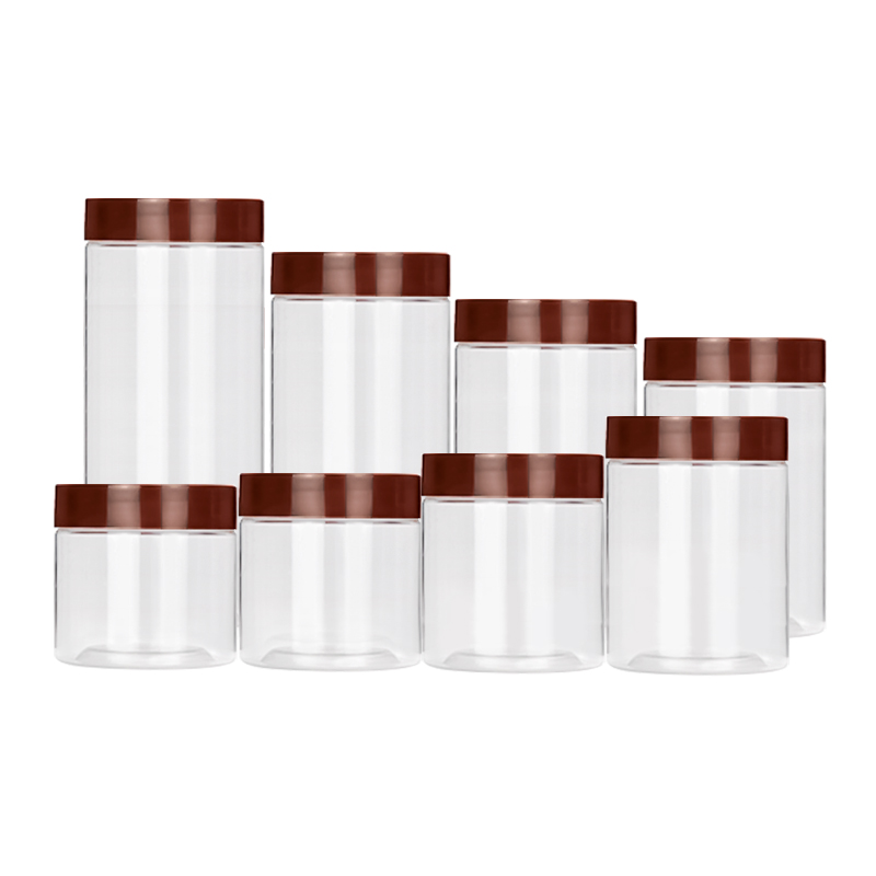 85口径咖啡盖塑料包装瓶子密封罐礼盒装