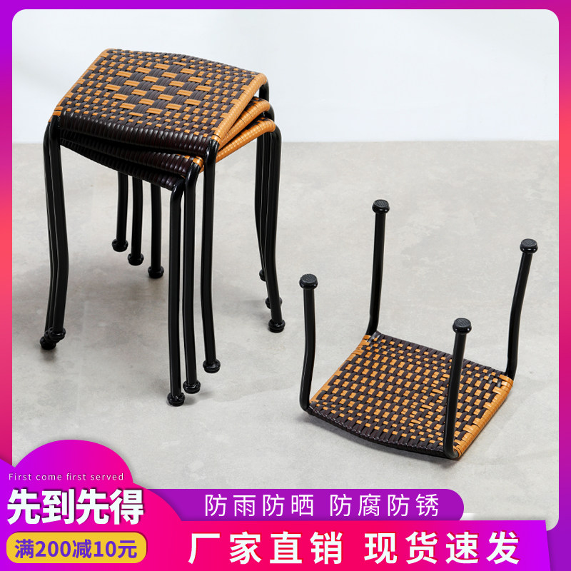 塑料凳子家用加厚塑料凳客厅高凳胶凳子板凳餐桌凳朔料凳子熟胶登