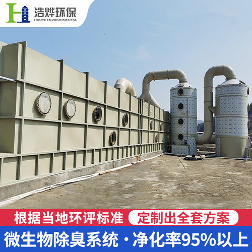 生物除臭箱生活垃圾站屠宰养殖场废气处理pp生物滤池除臭设备排烟