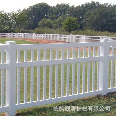欧美护栏厂家别墅小区园区花园护栏塑钢护栏PVC防护围栏