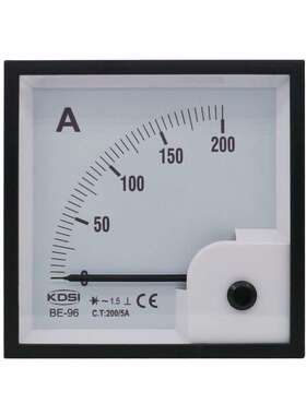 指针式整流型交流电流表BE-96 AC200/5A指针电流表