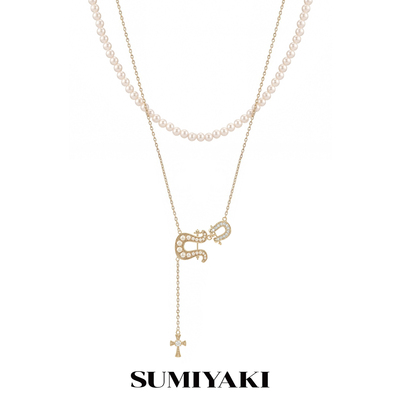 SUMIYAKI马蹄系列双层珍珠项链