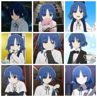 54张山田凉孤独摇滚贴纸手账壁纸贴画动漫周边防水水杯笔记本贴画