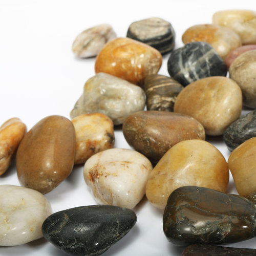 鱼缸底砂造景装饰石头河沙子细天然底沙海雨花石鹅卵石养乌龟过滤