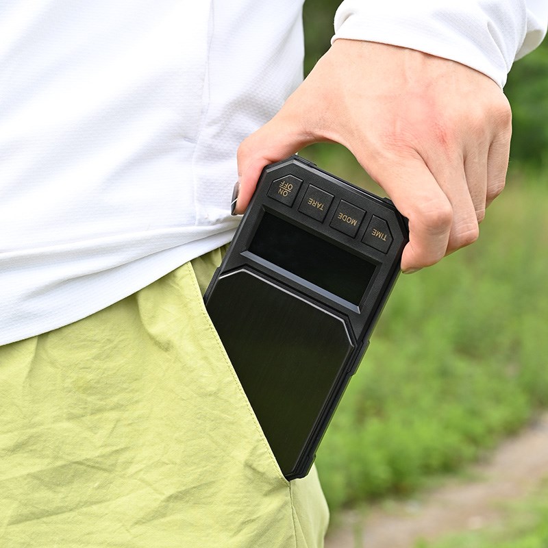 野啡户外露营咖啡称 意式手冲咖啡电子秤可充电迷你便携计时称