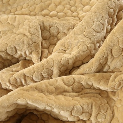 冬季一面绒一面棉床盖水晶绒绗缝榻榻米床单加厚夹棉防滑床罩定制