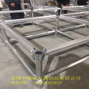 铝合金卡扣舞台桁架太空灯光架TRUSS架雷亚钢铁折叠篷房快装婚庆