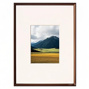 实木画框空框裱画洗照片diy装裱木质婚纱照照片打印相框支持定制