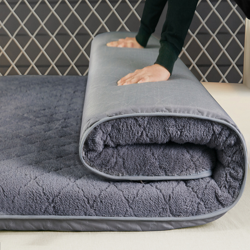 定做加厚床垫0.9m1/1.2/1.35/1.5/1.8x1.9*2米保暖褥子羊羔绒垫被