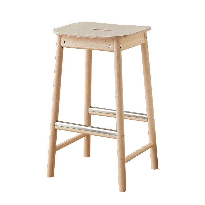 北欧设计师创意简约实木吧台椅子凳原木奶茶店咖啡厅酒吧高脚椅,住宅家具,家用高脚椅,淘宝优惠券,粉丝福利购,淘宝优惠卷