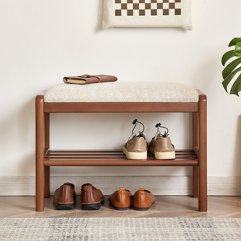 实木进门软包换鞋凳家用门口玄关鞋架入户可坐小户型穿鞋凳窄鞋柜,住宅家具,换鞋凳,淘宝优惠券,粉丝福利购,淘宝优惠卷