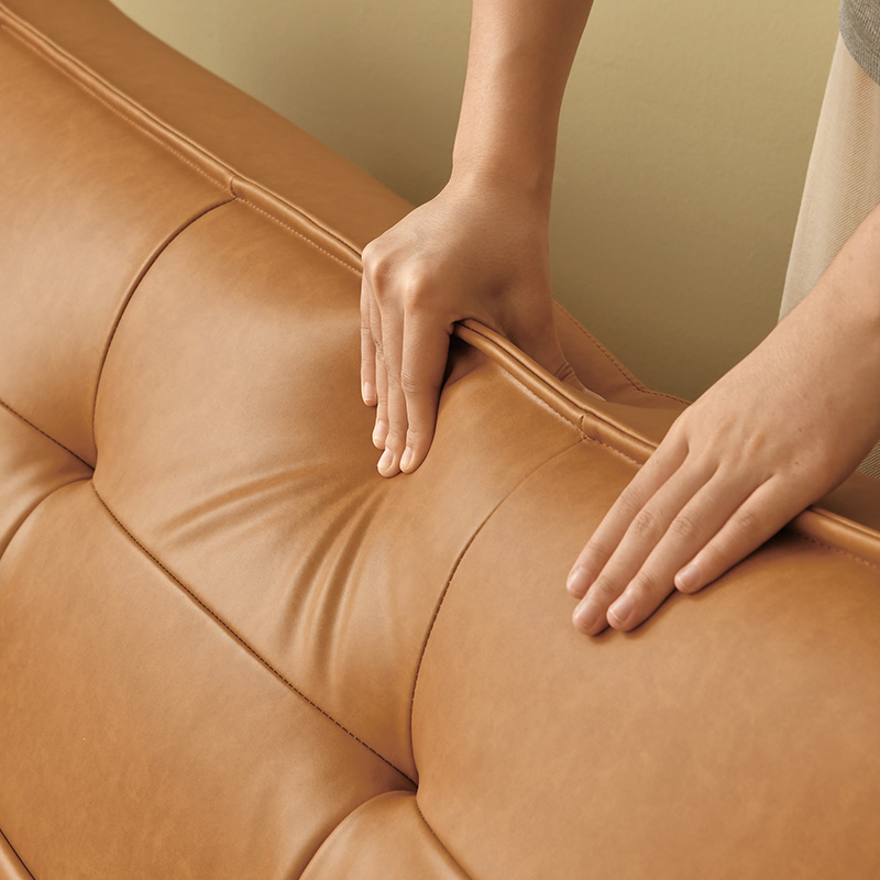 ZOK作壳丹麦设计北欧简约生态皮防水沙发椅毛毛虫懒人躺椅阳台