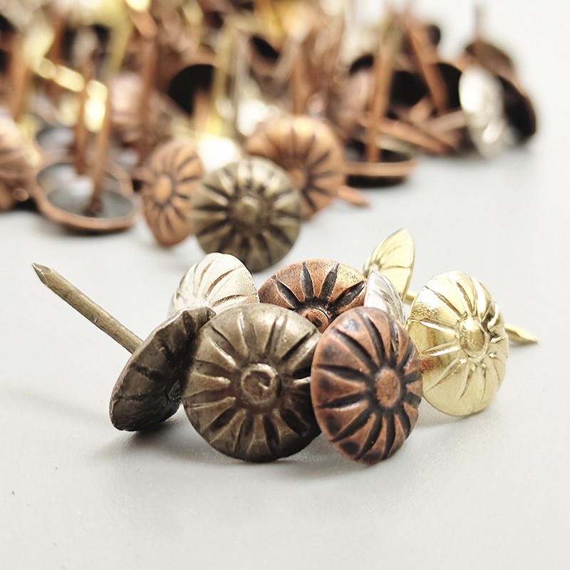 沙发钉装饰泡钉仿古大门铜钉大头钉软包门钉木门装饰复古配件按钉