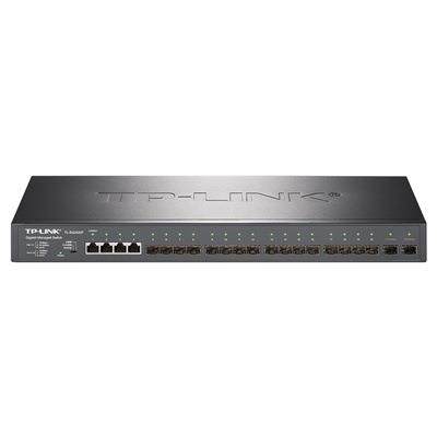 TP 光交换机 TL-SG2422F 全千兆Web网管交换机/18SFP+4GE 2422F
