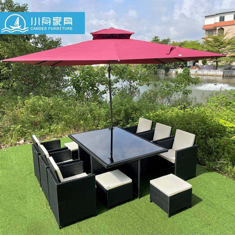 户外家具庭院阳台别墅藤椅花园休闲天台防水防晒藤编收纳桌椅组合,五金/工具,五金工具箱/五金收纳箱,淘宝优惠券,粉丝福利购,淘宝优惠卷