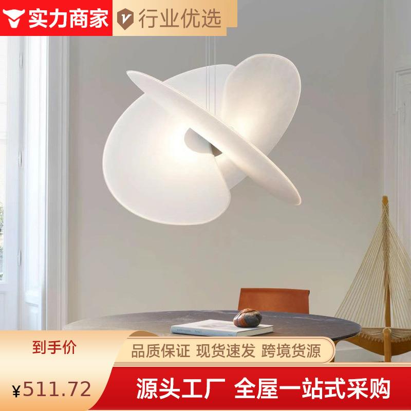 创意挑高客厅吊灯设计师餐厅吧台灯意大利loft民宿复式楼梯蚕丝灯