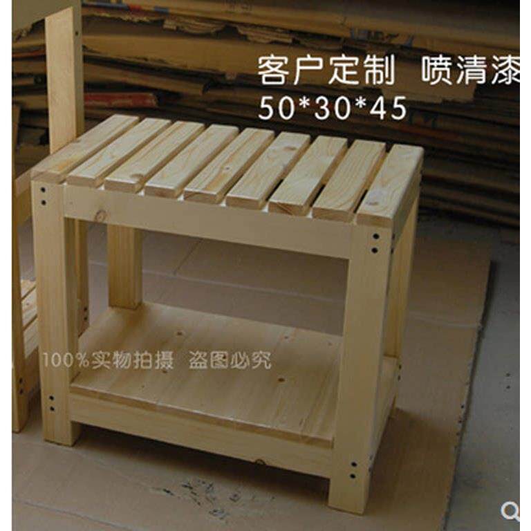 实木鱼缸底架小型可订制水陆缸专用碳化清漆桌面独立架