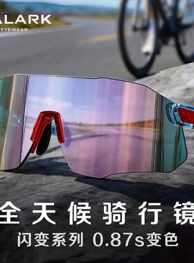 MALARK变色骑行眼镜近视带度数防风沙护目镜公路自行车抗冲击风镜