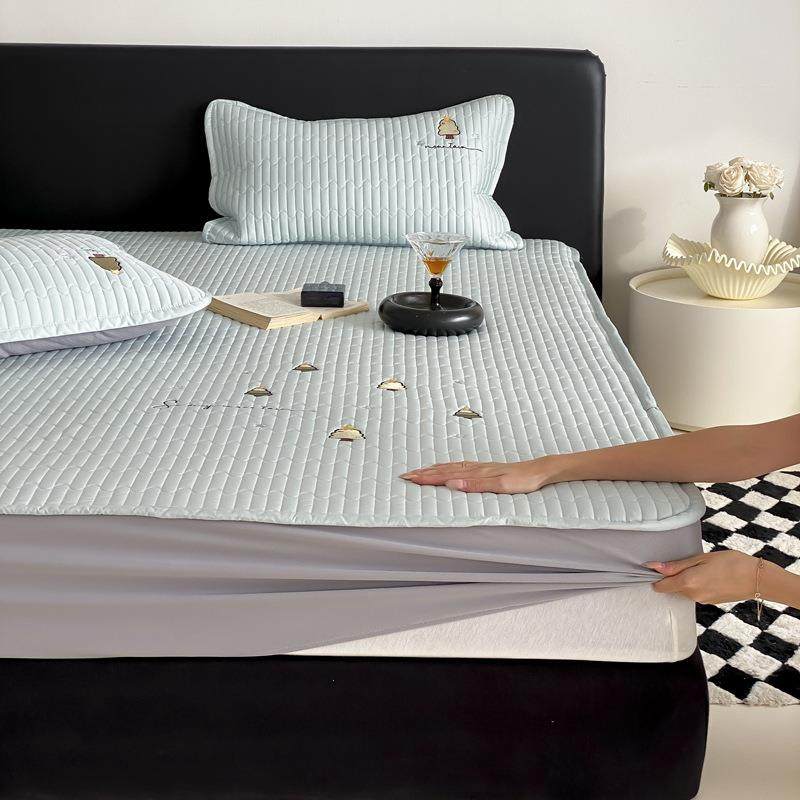 50支双股高端全棉长绒棉绗缝夹棉绣花床笠加厚秋冬款床垫保护罩,鲜花速递/花卉仿真/绿植园艺,割草机/草坪机,淘宝优惠券,粉丝福利购,淘宝优惠卷