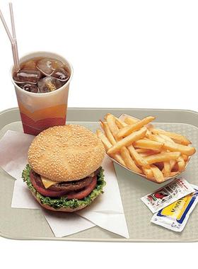 CAMBRO快餐托盘多色聚丙烯防滑托盘快速餐厅托盘1014FF一件24只