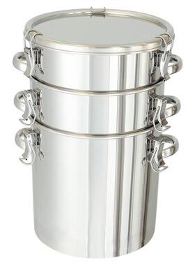 不锈钢桶(可叠放) 10-200L NITTO KINZOKU 4-5013 6-7055