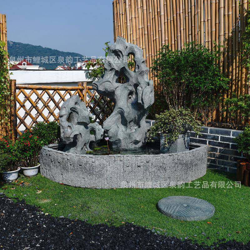 太湖石鱼池景观顶楼露台小花园造景装饰中式庭院景观布置假山阳台,鲜花速递/花卉仿真/绿植园艺,割草机/草坪机,淘宝优惠券,粉丝福利购,淘宝优惠卷