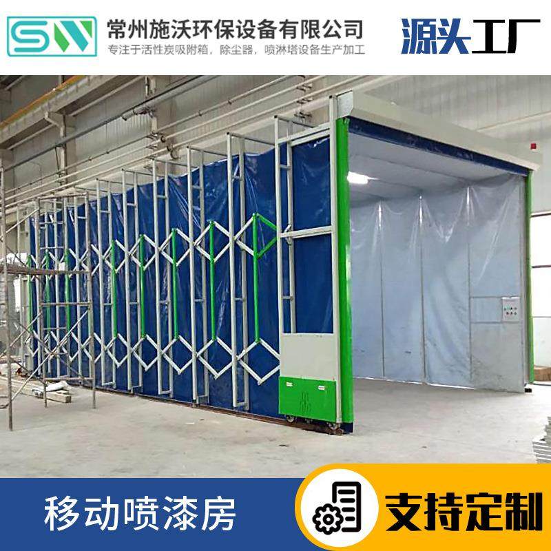 移动式伸缩房折叠双轨电动伸缩房无尘工业打磨喷漆房家具打磨房,机械设备,涂装设备,淘宝优惠券,粉丝福利购,淘宝优惠卷