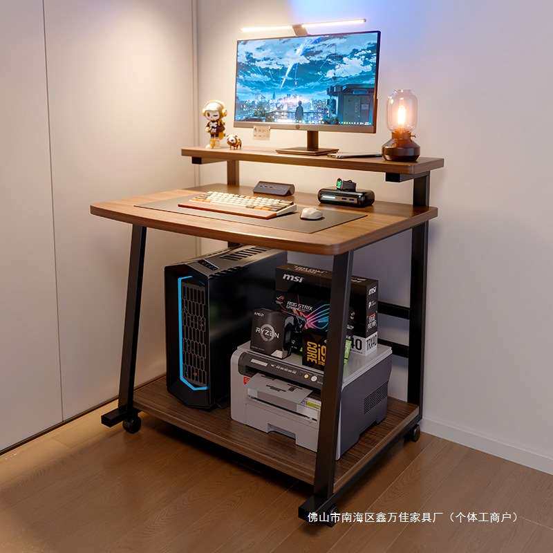 电脑桌台式小型家用迷你移动学习笔记本桌子简易小户型卧室床边桌