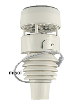 misol超声波气象站 RS485 Modbus 风速风向雨量温湿度WN90LP