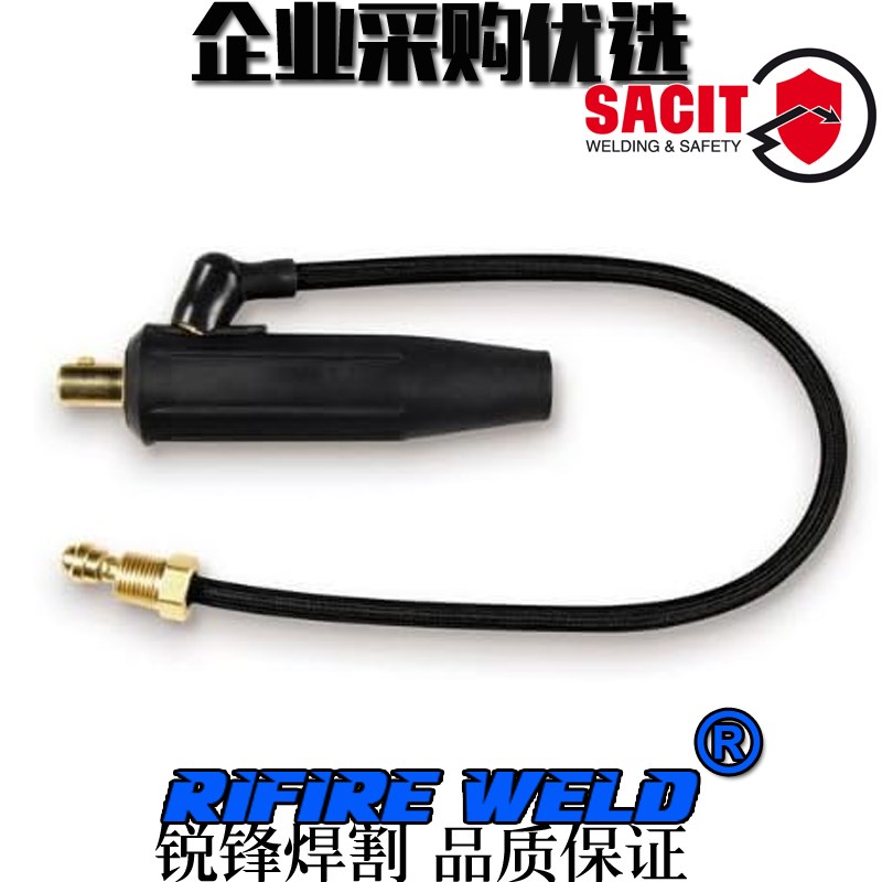 米勒氩弧焊机WP18氩弧焊枪接头转换插头195377水冷 195379气冷