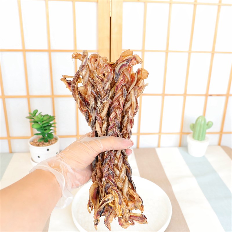 宠物零食狗狗磨牙棒猪鞭洁齿骨金毛狗咬胶大中小型犬幼柴专用营养