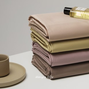 木悠轻奢高级感高支100s长绒棉全棉贡缎被套单件单人双人纯棉被罩