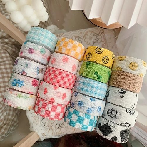 学生写字护指绷带防水易撕弹性自粘手指关节保护套固定手指绑带