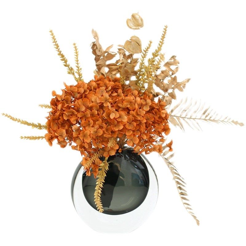 轻奢风格软装售楼处样板间茶几洽谈桌假花高档干花艺饰品花束摆件,家居饰品,婚庆/商业花艺,淘宝优惠券,粉丝福利购,淘宝优惠卷