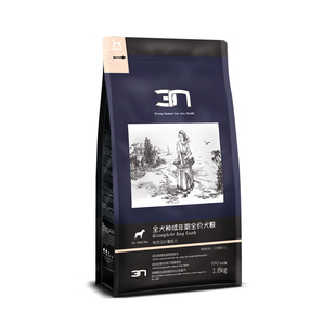 BOTH N3宠物狗粮鸭肉甜薯泰迪比熊吉娃娃金毛通用型成犬粮4磅d56